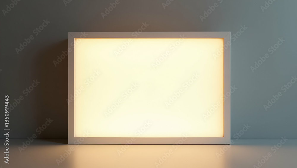 Banner Light Box Mockup for Print Design: Showcase Your Logo and Promotional Poster with Clipping Path Banner Light Box Mockup for Print Design: Showcase Your Logo and Promotional Poster with Clipping Path