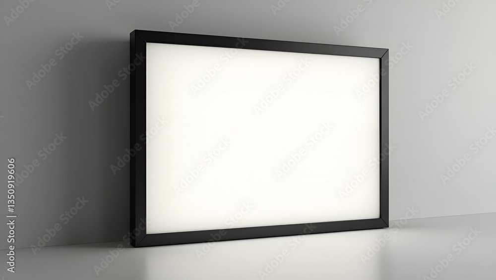 Stunning Banner Light Box Mockup for Print Design Presentation: Showcase Your Logo and Promotional Poster with Clipping Path and Empty Space for Customization Stunning Banner Light Box Mockup for Print Design Presentation: Showcase Your Logo and Promotional Poster with Clipping Path and Empty Space for Customization