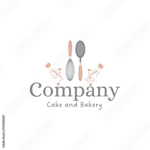 Delicious Cake and Bakery Logo Design: Charming Branding for Baked Goods, Emphasizing Sweetness, Creativity, and Warmth in a Whimsical and Inviting Aesthetic