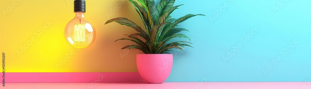 Startup growth success model flat design side view innovation theme 3D render Triadic Color Scheme Startup growth success model flat design side view innovation theme 3D render Triadic Color Scheme