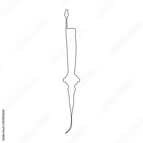 ablation catheter line icon