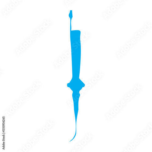 ablation catheter blue icon