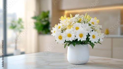 Wallpaper Mural Spring flora arrangement nature's beauty in a bright kitchen environment Torontodigital.ca