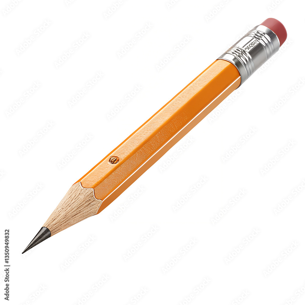 pencil on white background pencil on white background