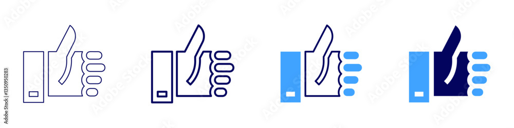 Feedback learning icon in 4 different styles. Thin Line, Line, Bold Line, Duotone. Duotone style. Editable stroke Feedback learning icon in 4 different styles. Thin Line, Line, Bold Line, Duotone. Duotone style. Editable stroke