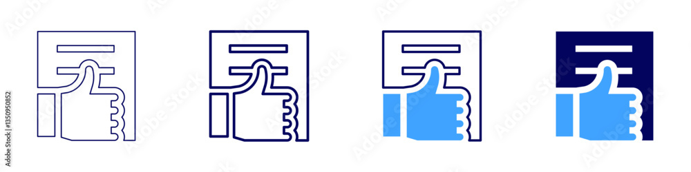 Feedback platform icon in 4 different styles. Thin Line, Line, Bold Line, Duotone. Duotone style. Editable stroke Feedback platform icon in 4 different styles. Thin Line, Line, Bold Line, Duotone. Duotone style. Editable stroke