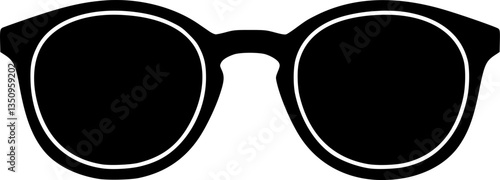 Simple vector icon sunglasses
