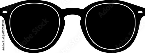 Simple vector icon sunglasses
