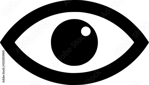 Simple vector icon eye
