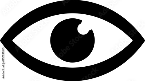 Simple vector icon eye
