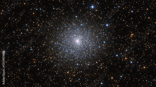 Wallpaper Mural A bright galaxy cluster showcasing stars in a vast dark space Torontodigital.ca