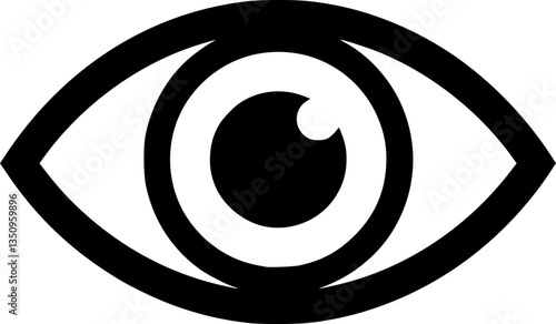Simple vector icon eye
