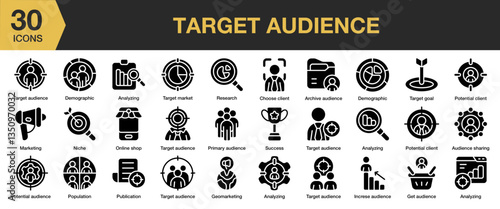 Target Audience Icons Set