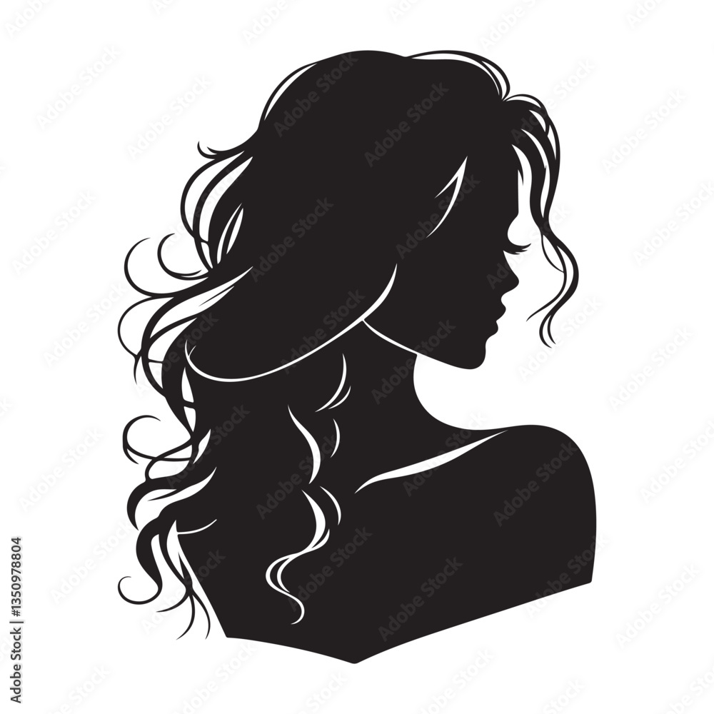 silhouette of a woman silhouette of a woman