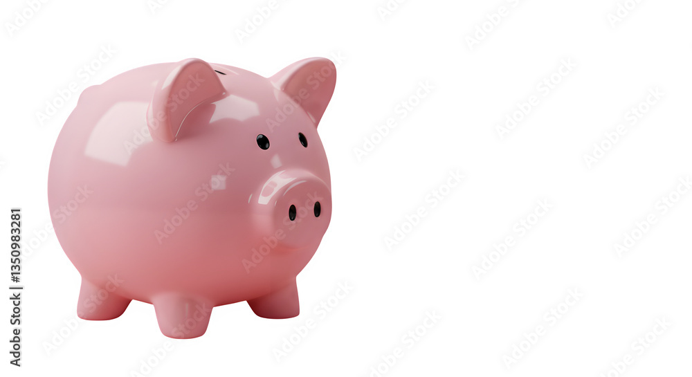 Piggy Bank isolated on white or transparent background. concept of preserving and saving money. Piggy Bank isolated on white or transparent background. concept of preserving and saving money.