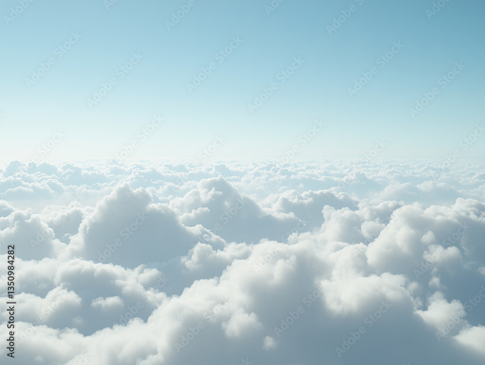 Fototapeta premium Blue sky and white clouds