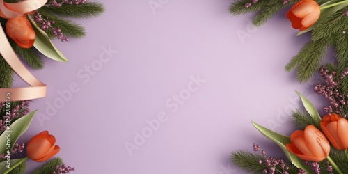 A delicate floral arrangeme...
