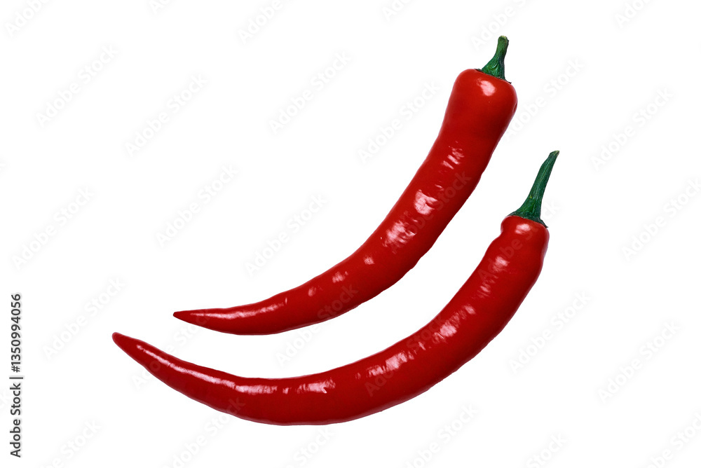 red hot chili peppers isolated red hot chili peppers isolated