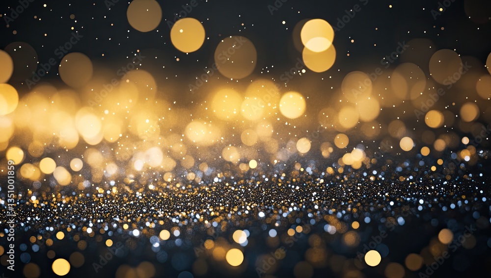 Sparkling, celebratory backdrop. Bokeh lights create a festive mood Sparkling, celebratory backdrop. Bokeh lights create a festive mood