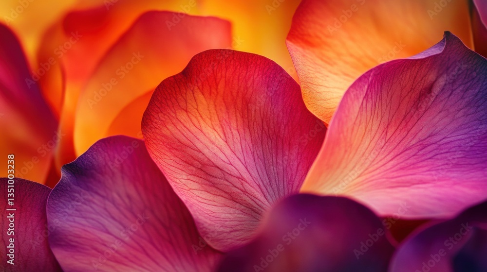 Vibrant and Colorful Rose Petals in Soft Focus Representing Nature's Beauty and Delicate Textures for Backgrounds and Designs Vibrant and Colorful Rose Petals in Soft Focus Representing Nature's Beauty and Delicate Textures for Backgrounds and Designs