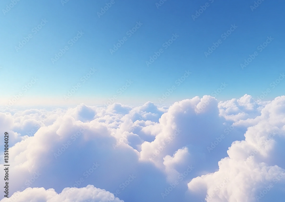 Blue sky and white clouds Blue sky and white clouds
