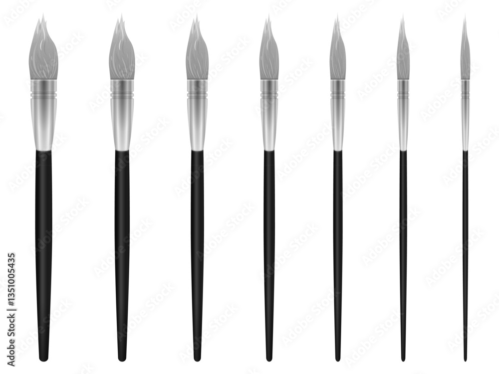 Fototapeta premium Art paint brushes