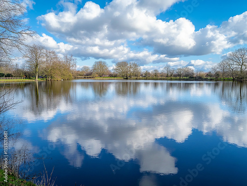 Blue sky and white clouds