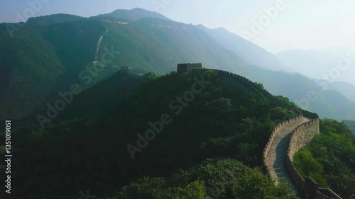 Great Wall of China Aerial View