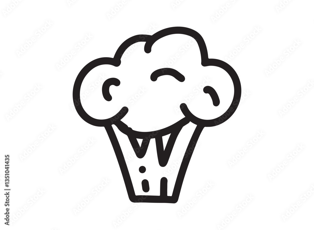 Set of an Broccoli Fresh Vegetables Icon Set of an Broccoli Fresh Vegetables Icon