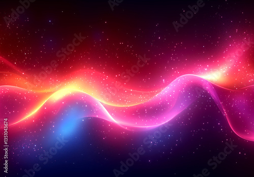 Beautiful blurred background of different shades of pastel yellow, orange, and blue colors with the effect of deep focus.