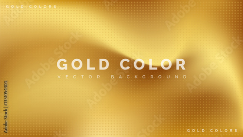 Gold color vector background with a swirl perfect for luxury themed designs, invitations, posters, and packaging. Ideal for elegant projects
