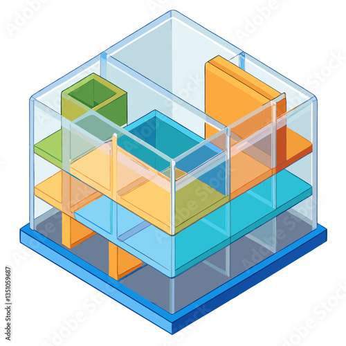 transparent acrylic organizer 