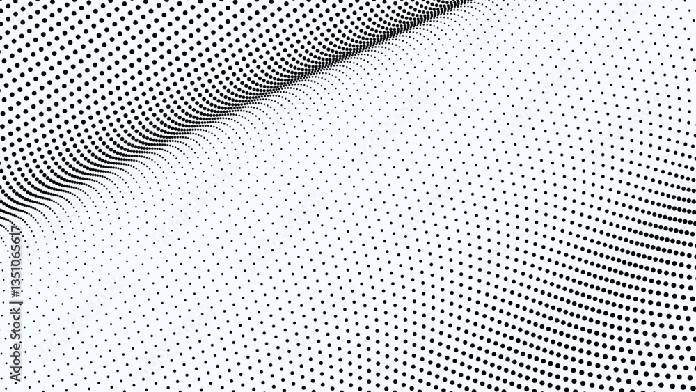 Black and white halftone abstract pattern for backdrop or fabric style Black and white halftone abstract pattern for backdrop or fabric style