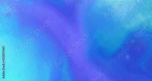 Abstract Watercolor Swirl: Blue and Purple Gradient