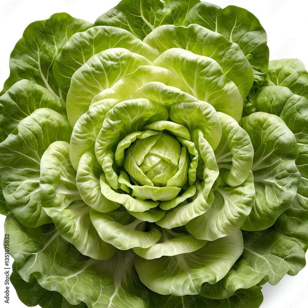 Fototapeta premium Fresh Green Lettuce Head