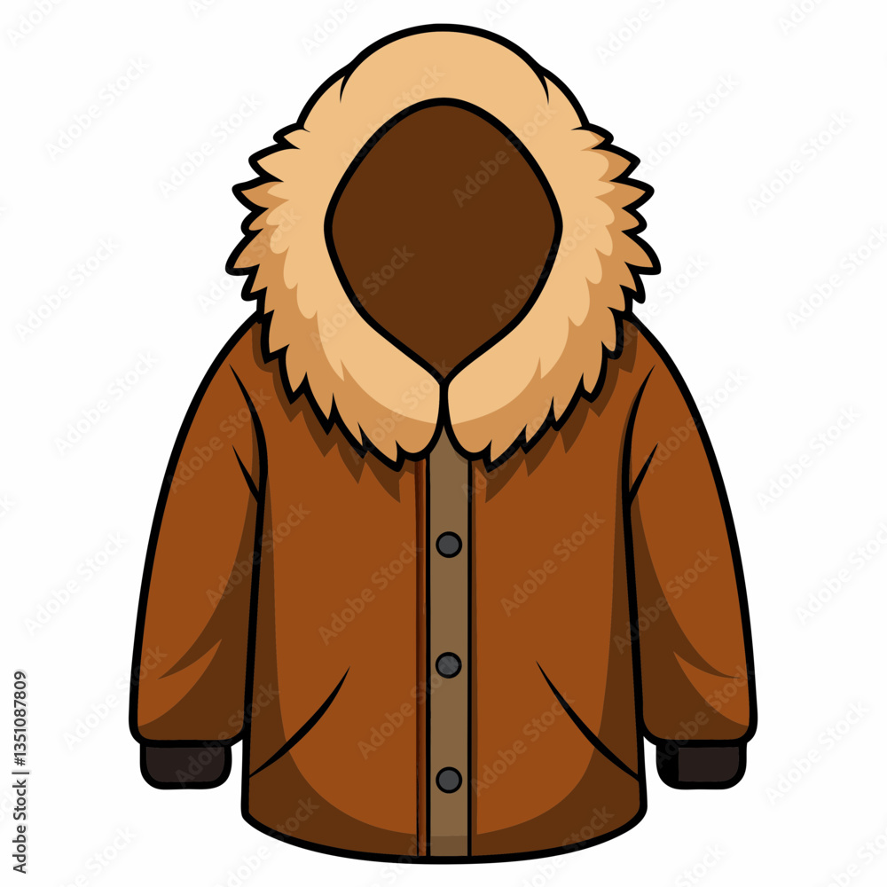 hooded parka jacket with faux fur lining hooded parka jacket with faux fur lining