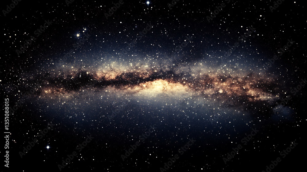 Fototapeta premium A magnificent depiction of the starry expanse of deep space