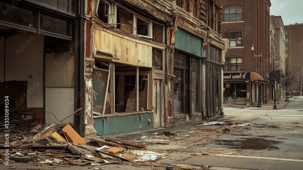 Obraz premium Understanding the impacts and causes of economic downturns on global markets and society