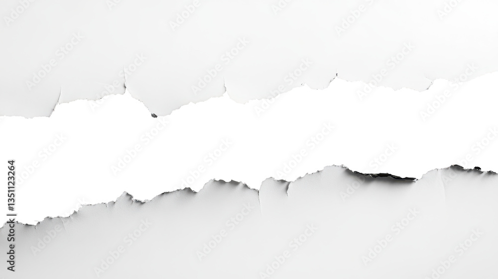 Black and white paper, torn edge of the sheet of black ripped white cardboard background Black and white paper, torn edge of the sheet of black ripped white cardboard background