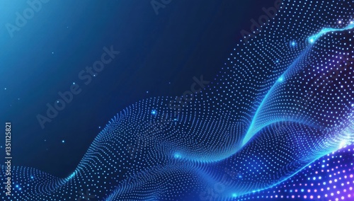 abstract blue wave background