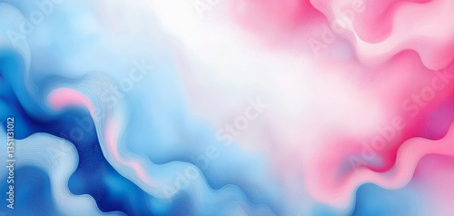 Pink and blue background. Abstract pink backdrop painted texture with shimmering golden strokes. Pink and blue abstract fluid art with golden glitter accents creates a dreamy and elegant background.