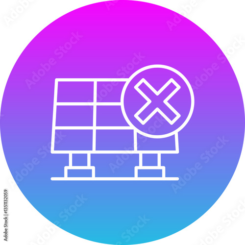 Solar fault Icon