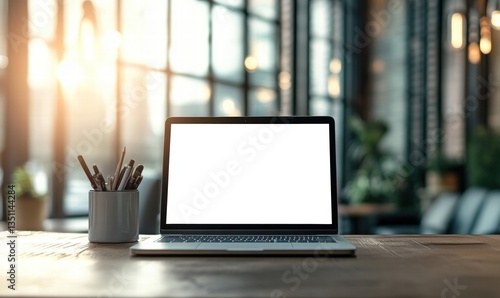 tablet computer on the table