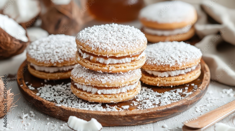 argentine alfajores with dulce de leche argentine alfajores with dulce de leche