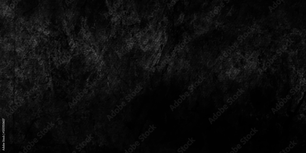 Naklejka premium abstract concrete wall background, Black marble texture pattern background with abstract line structure design, dark cement wall background in vintage style.