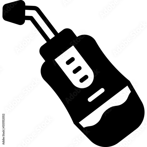 Dental Irrigator glyph icon