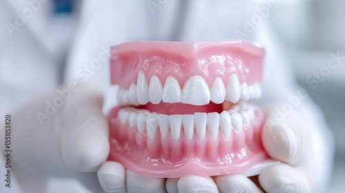 Wallpaper Mural Dental model held by a healthcare professional Torontodigital.ca