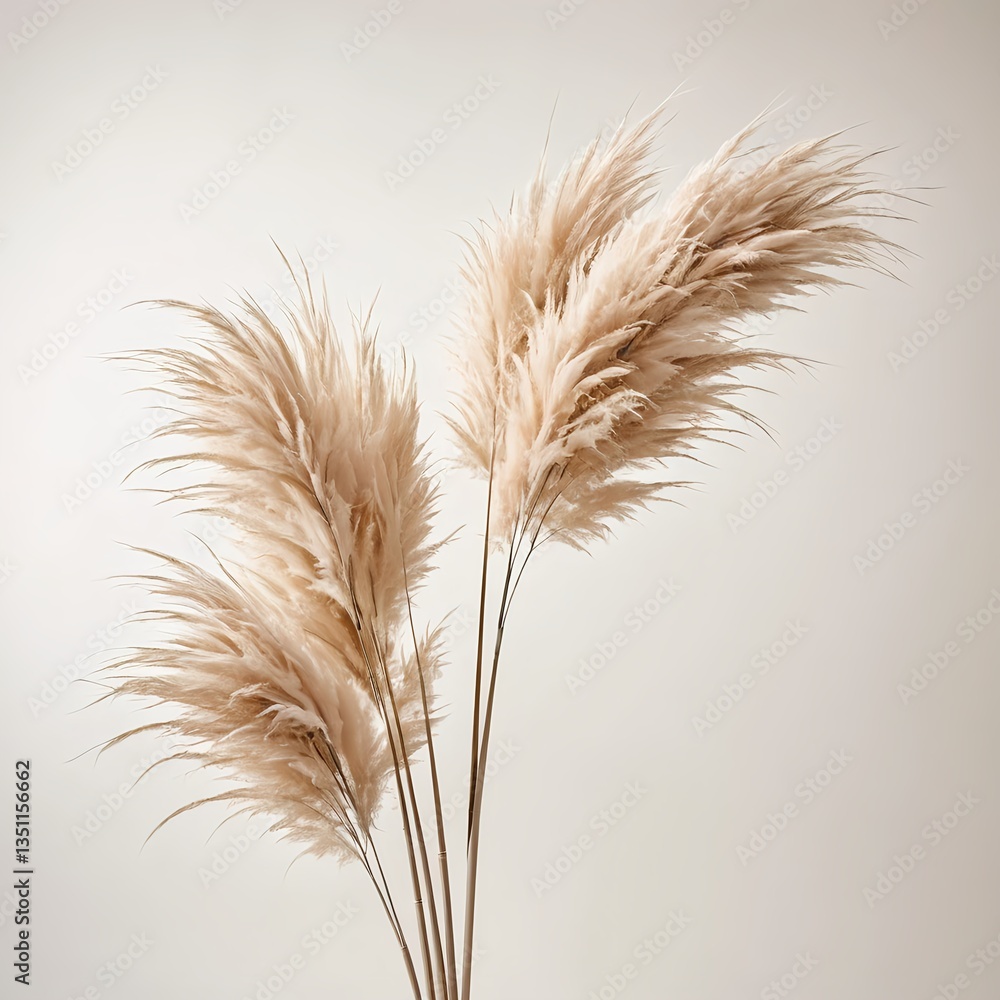 Fototapeta premium Pampas Grass Minimalist Decor