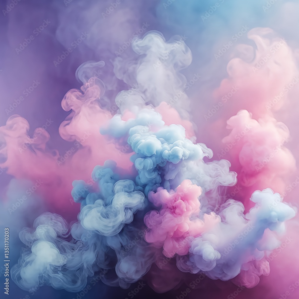 Abstract Pastel Smoke Clouds Abstract Pastel Smoke Clouds
