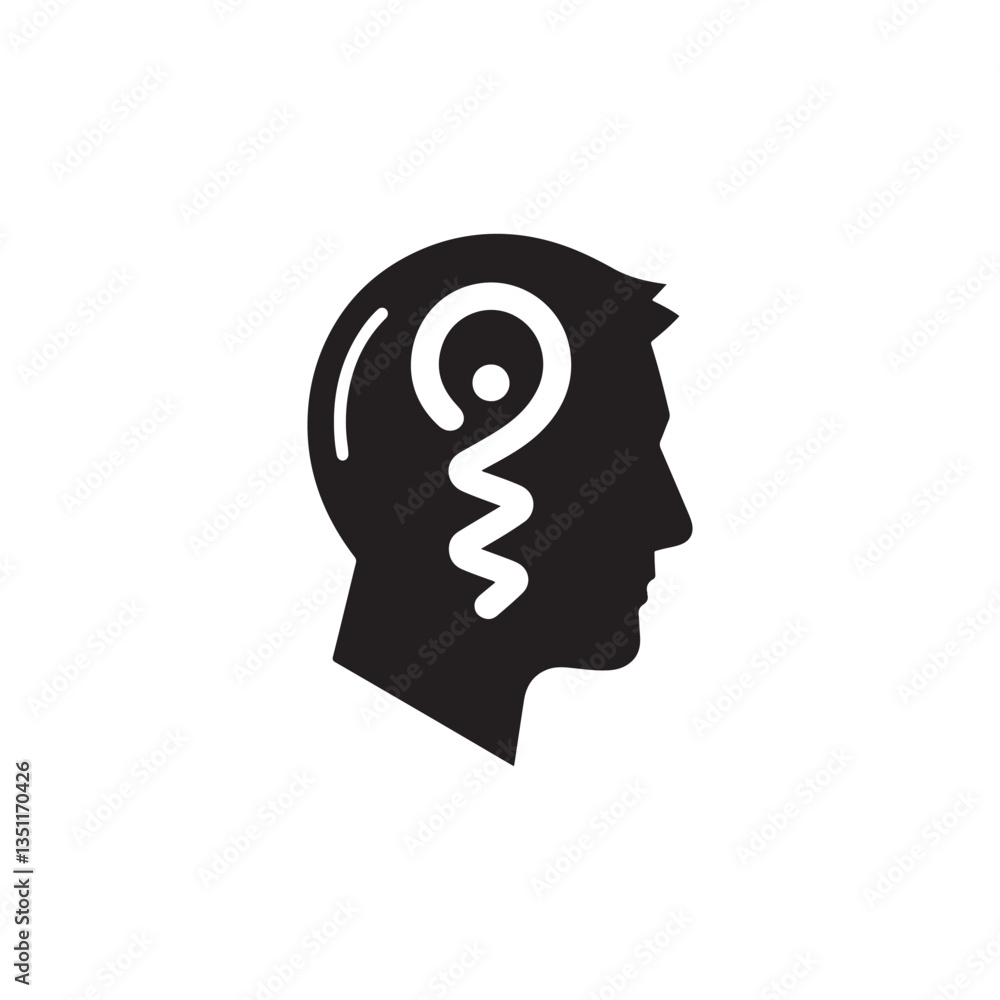 mental health care silhouette vector clip art logo design mental health care silhouette vector clip art logo design